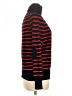 J.Crew Stripes Red Pullover Sweater Size L - photo 1