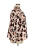 ELOQUII 100% Polyester Animal Print Brown Long Sleeve Blouse Size 20 Plus - photo 4