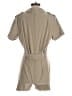 Free People 100% Cotton Solid Tan Romper Size S - photo 2