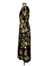 Sugar Lips 100% Polyester Floral Black Casual Dress Size S - photo 5