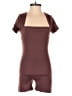 Tinsel Solid Brown Romper Size M - photo 1