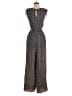 Bila 77 100% Rayon Tweed Gray Black Jumpsuit Size S - photo 2