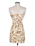 Lulus Animal Print Ivory Cocktail Dress Size S - photo 2