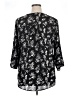 Maurices 100% Polyester Black 3/4 Sleeve Blouse Size XL - photo 2