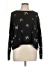 Lucky Brand Black Long Sleeve Blouse Size L - photo 1