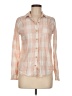 SO Plaid Orange Long Sleeve Button-Down Shirt Size M - photo 1