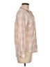 SO Plaid Orange Long Sleeve Button-Down Shirt Size M - photo 4