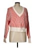 Lulus 100% Polyester Stripes Red Pullover Sweater Size L - photo 1
