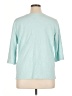Assorted Brands 100% Cotton Teal 3/4 Sleeve Top Size 1X - photo 2