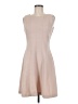 Taylor 100% Polyester Chevron-herringbone Tan Casual Dress Size 6 - photo 1