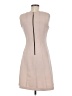 Taylor 100% Polyester Chevron-herringbone Tan Casual Dress Size 6 - photo 2