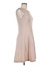 Taylor 100% Polyester Chevron-herringbone Tan Casual Dress Size 6 - photo 4