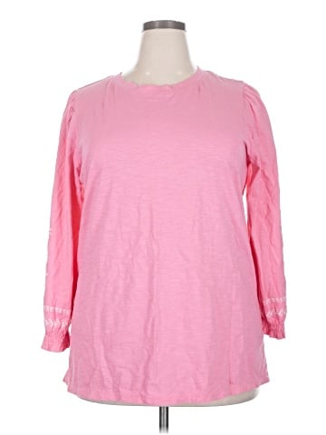 St. John's Bay Long Sleeve Top (view 1)