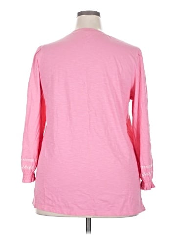 St. John's Bay Long Sleeve Top (view 2)