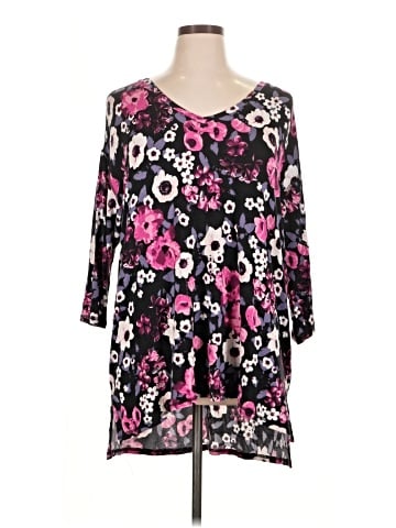 Lane Bryant Outlet 3/4 Sleeve Blouse (view 1)
