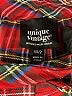 Unique Vintage Plaid Red Dress Pants Size XS - photo 6
