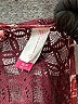 No Boundaries 100% Polyester Paisley Burgundy Cocktail Dress Size XL - photo 7
