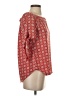 Renee C. 100% Polyester Red 3/4 Sleeve Blouse Size XS - photo 4