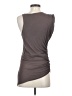 HEATHER 100% Rayon Gray Sleeveless Top Size P (petite) - photo 2