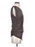 HEATHER 100% Rayon Gray Sleeveless Top Size P (petite) - photo 4