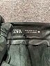 Zara 100% Polyester Black Faux Leather Skirt Size M - photo 4