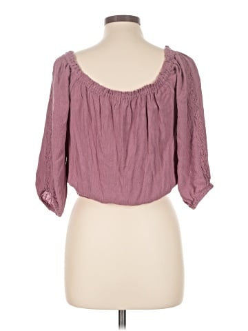 Aeropostale 3/4 Sleeve Blouse (view 2)