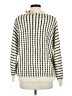 FRNCH Houndstooth Ivory Pullover Sweater Size M - photo 2