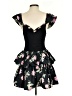 LoveShackFancy Floral Black Cocktail Dress Size 4 - photo 2