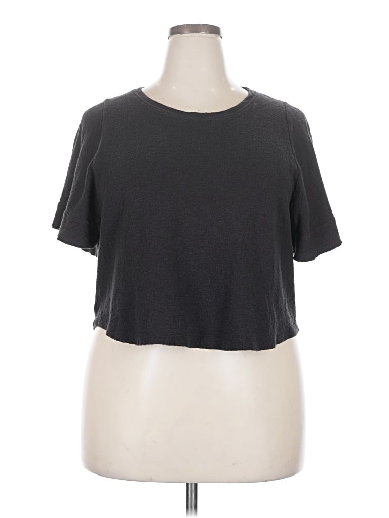 Pre-owned Madewell Short Sleeve T-shirt In Gray