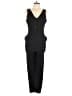 Crystal Sky Solid Black Jumpsuit Size L - photo 1