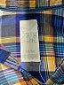 GRG Plaid Blue Long Sleeve Button-Down Shirt Size M - photo 7
