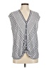 Max Studio Gray Sleeveless Button-Down Shirt Size M - photo 1
