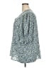 Jones New York 100% Polyester Blue 3/4 Sleeve Blouse Size 3X - photo 5