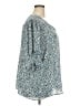 Jones New York 100% Polyester Blue 3/4 Sleeve Blouse Size 3X - photo 4