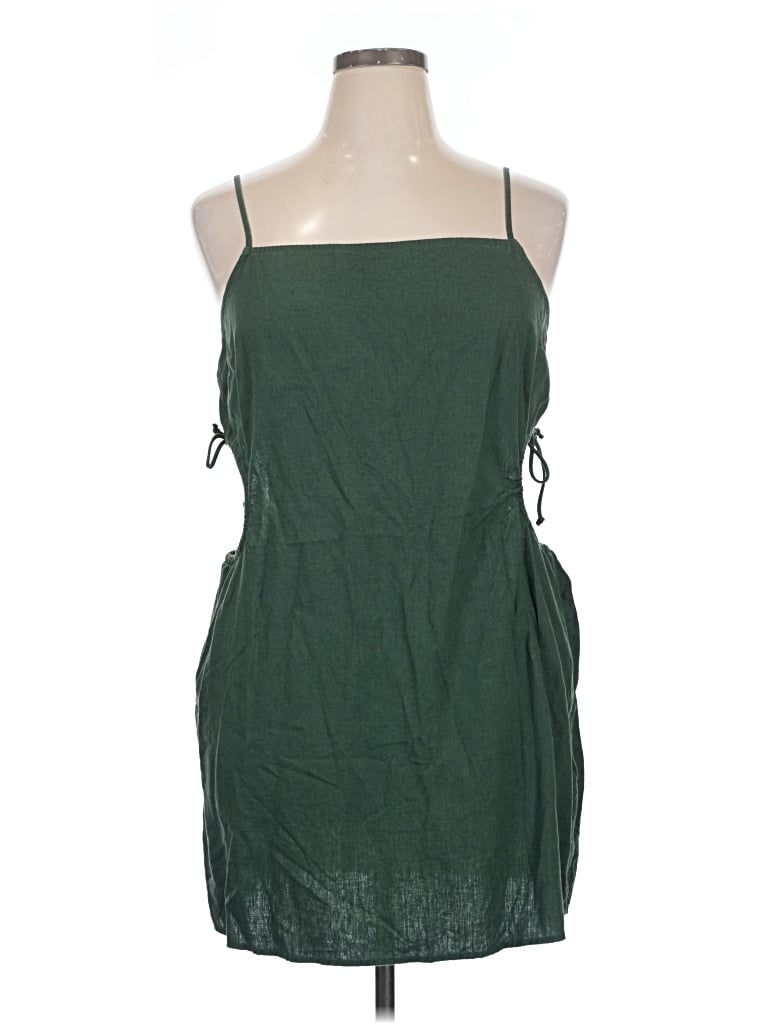 Pre-owned Aerie Sleeveless Top Green Halter Neckline Tops