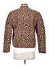 Something Navy 100% Viscose Animal Print Brown Blazer Size XS - photo 2