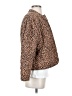 Something Navy 100% Viscose Animal Print Brown Blazer Size XS - photo 4