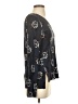 Ann Taylor LOFT 100% Cotton Floral Black Pullover Sweater Size XS - photo 4