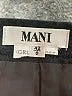 Mani Solid Gray Formal Skirt Size 8 - photo 4