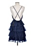 Lulus 100% Polyester Blue Cocktail Dress Size S - photo 2