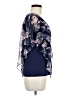 Naif 100% Polyester Blue Short Sleeve Blouse Size M - photo 4