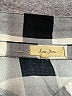 Love Notes Checkered-gingham Black Short Sleeve Blouse Size M - photo 7