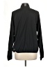 Adidas 100% Polyester Solid Black Track Jacket Size L - photo 2