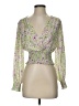 Zara Green 3/4 Sleeve Blouse Size S - photo 1