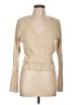 RVCA Tan Long Sleeve Blouse Size 12 - photo 1