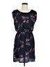 Gap Outlet 100% Polyester Print Blue Casual Dress Size M - photo 1