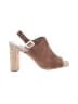 Veronica Beard 100% Leather Brown Tan Sandals Size 9 1/2 - photo 1