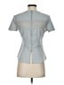 BCBGMAXAZRIA Silver Short Sleeve Top Size S - photo 2