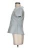 BCBGMAXAZRIA Silver Short Sleeve Top Size S - photo 5