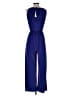 Koh Koh Solid Blue Jumpsuit Size S - photo 2
